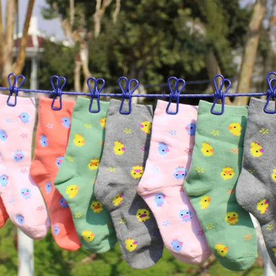 12 clips Cloth Line rope