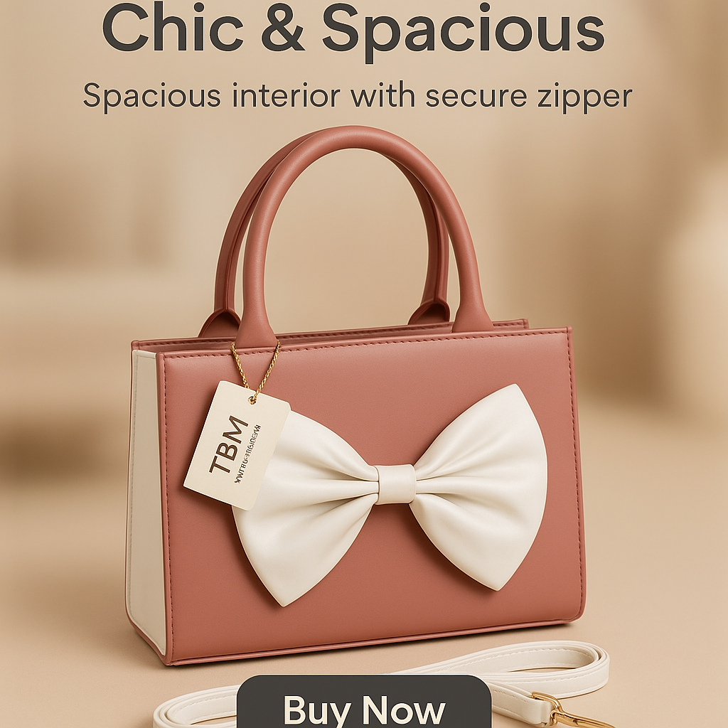 Women's PU Leather Plain Hand Bag