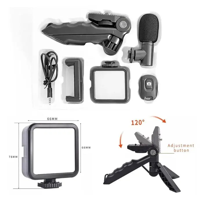 Vlogging Kit Accessories for Mobile Fitted Store