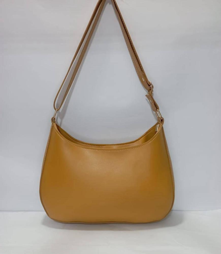 Women's PU Leather Plain Top Handle Shoulder Bag