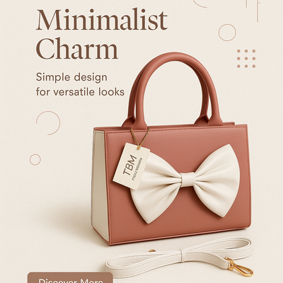 Women's PU Leather Plain Hand Bag