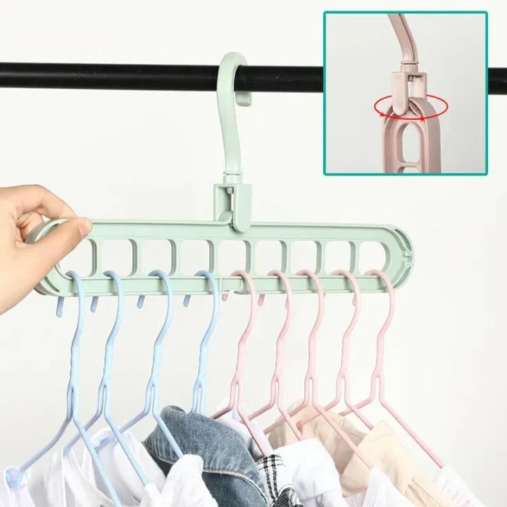 Multi-Port Clothing Hanger, 5 Pcs