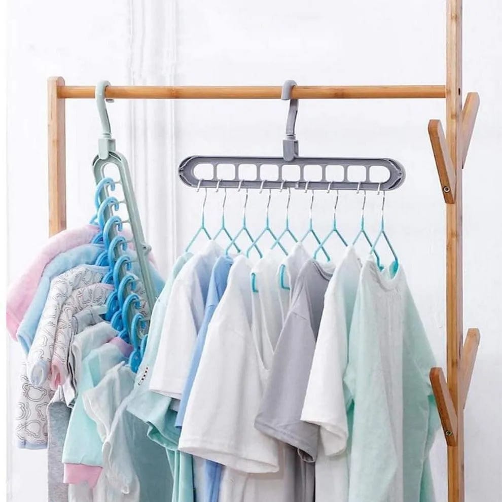 Multi-Port Clothing Hanger, 5 Pcs