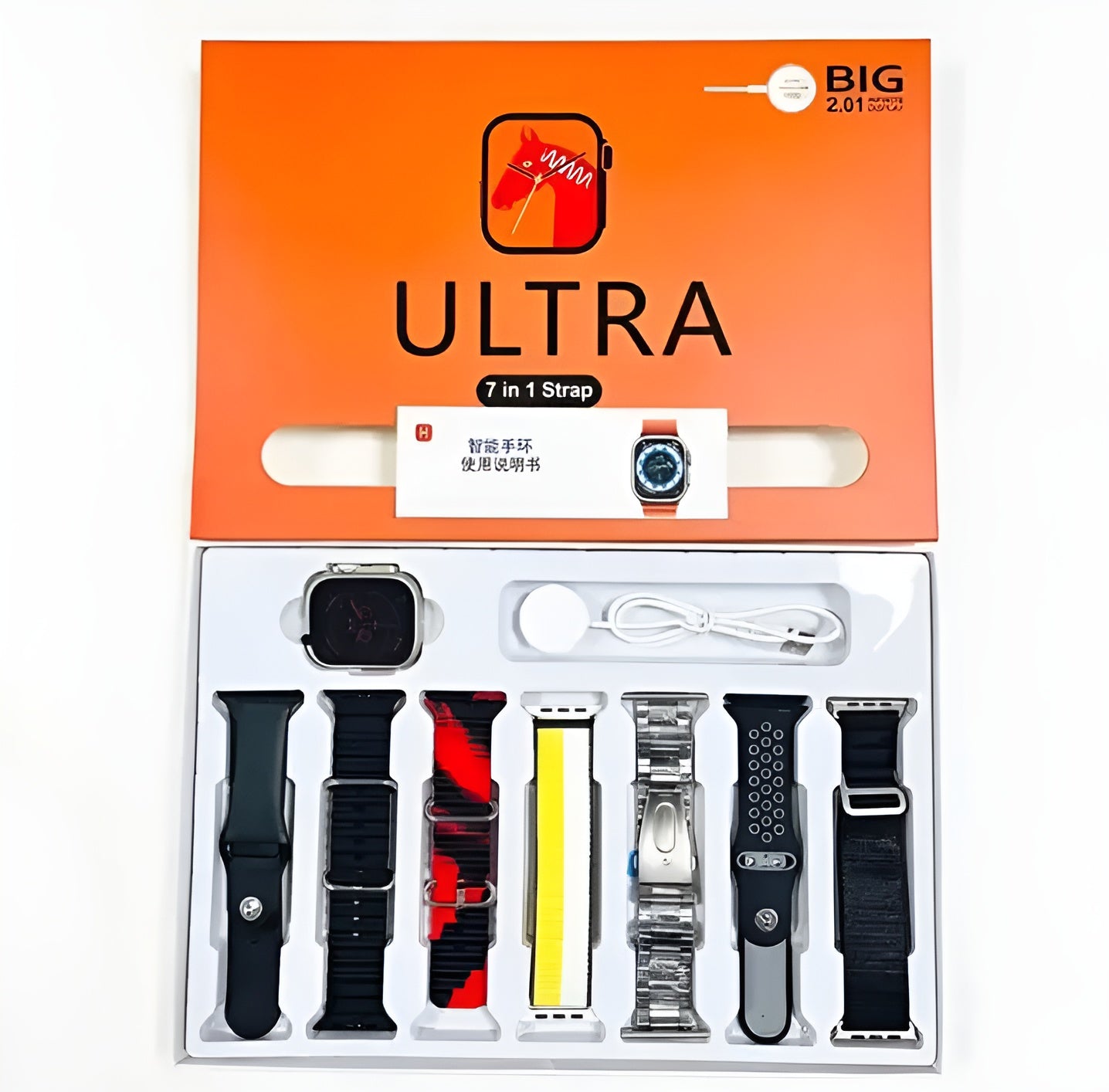 Waterproof 7-in-1 Ultra Smart Watch multi-functional smartwatch LUKS