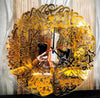 Acrylic Surah Al Ikhlas Wall Clock Islamic Calligraphy Eid Decor