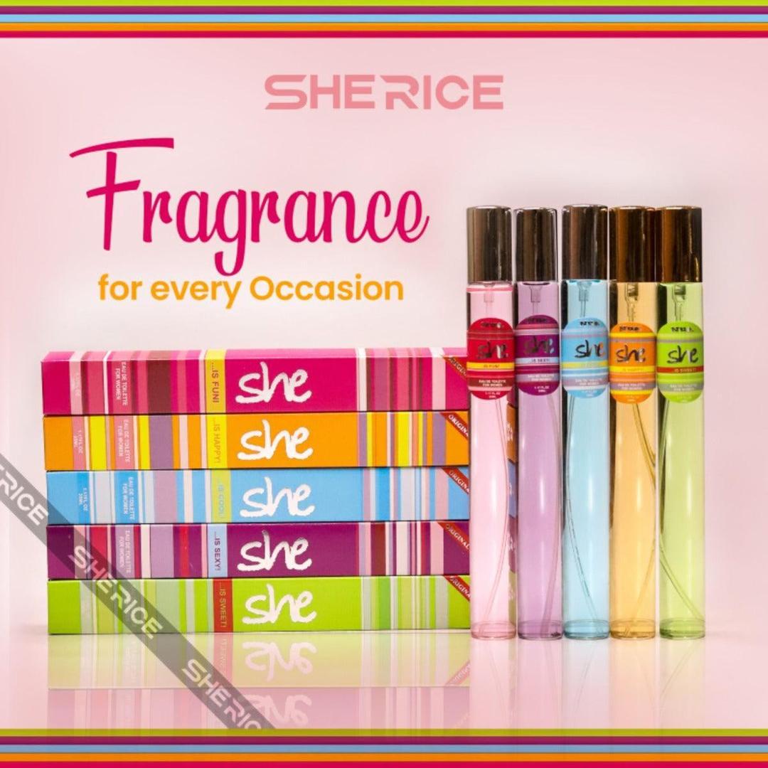 She pen pocket perfume pack of 5