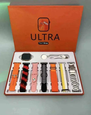 Laxasfit 7 In 1 Ultra Latest Model Smart Watch (random Color) daud mart