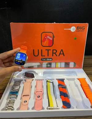 Laxasfit 7 In 1 Ultra Latest Model Smart Watch (random Color) daud mart