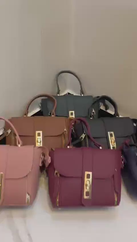 Stylish Girl's Hand Bag in Rexine - 1 Pc - Trendy & Functional